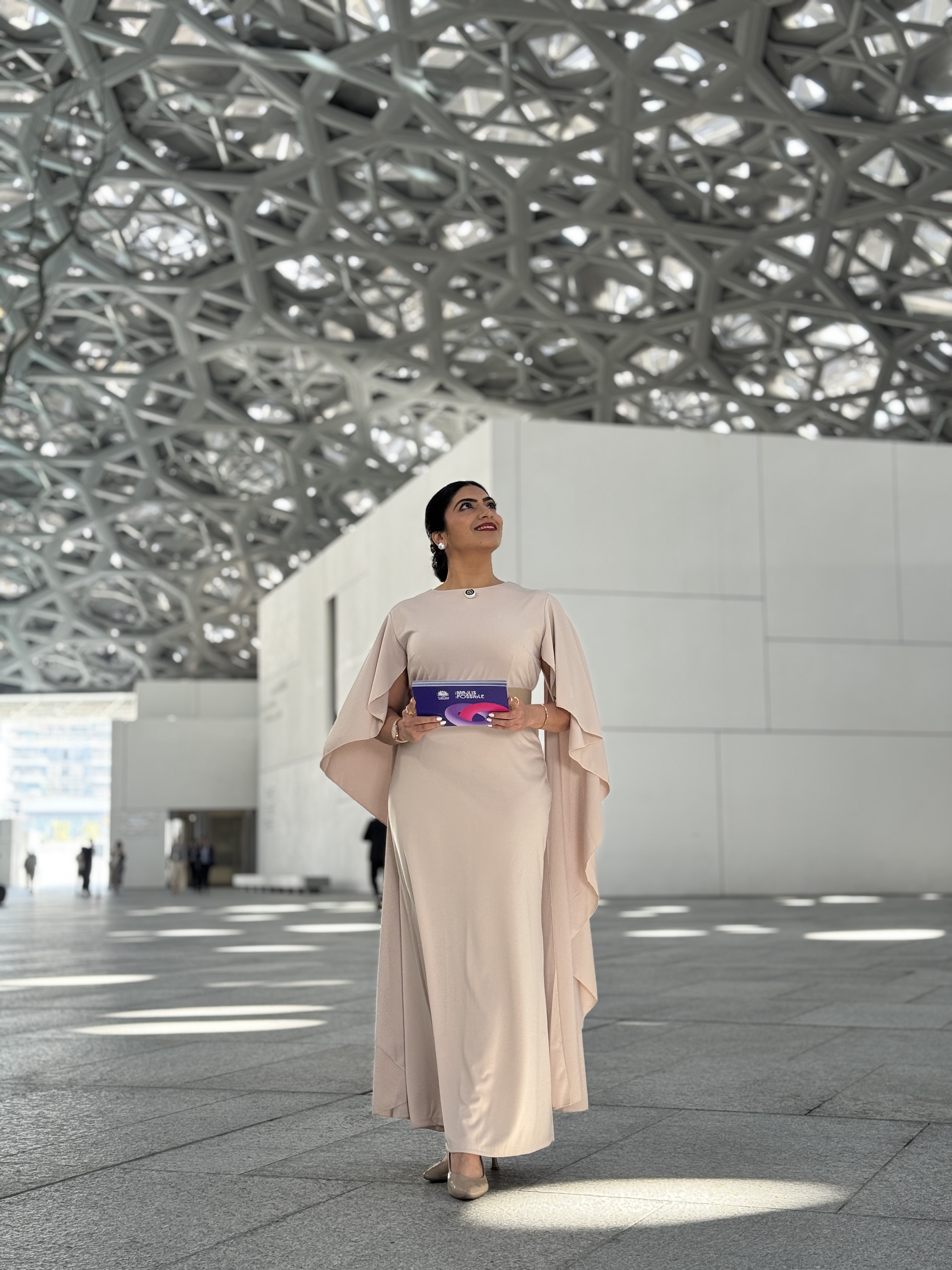 Maitri Somaia — Events Emcee at the Louvre Abu Dhabi